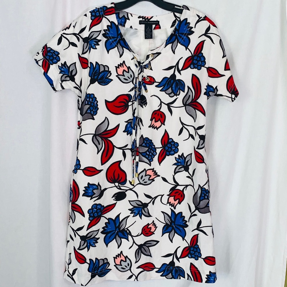 Grace Elements NWOT Floral Dress S